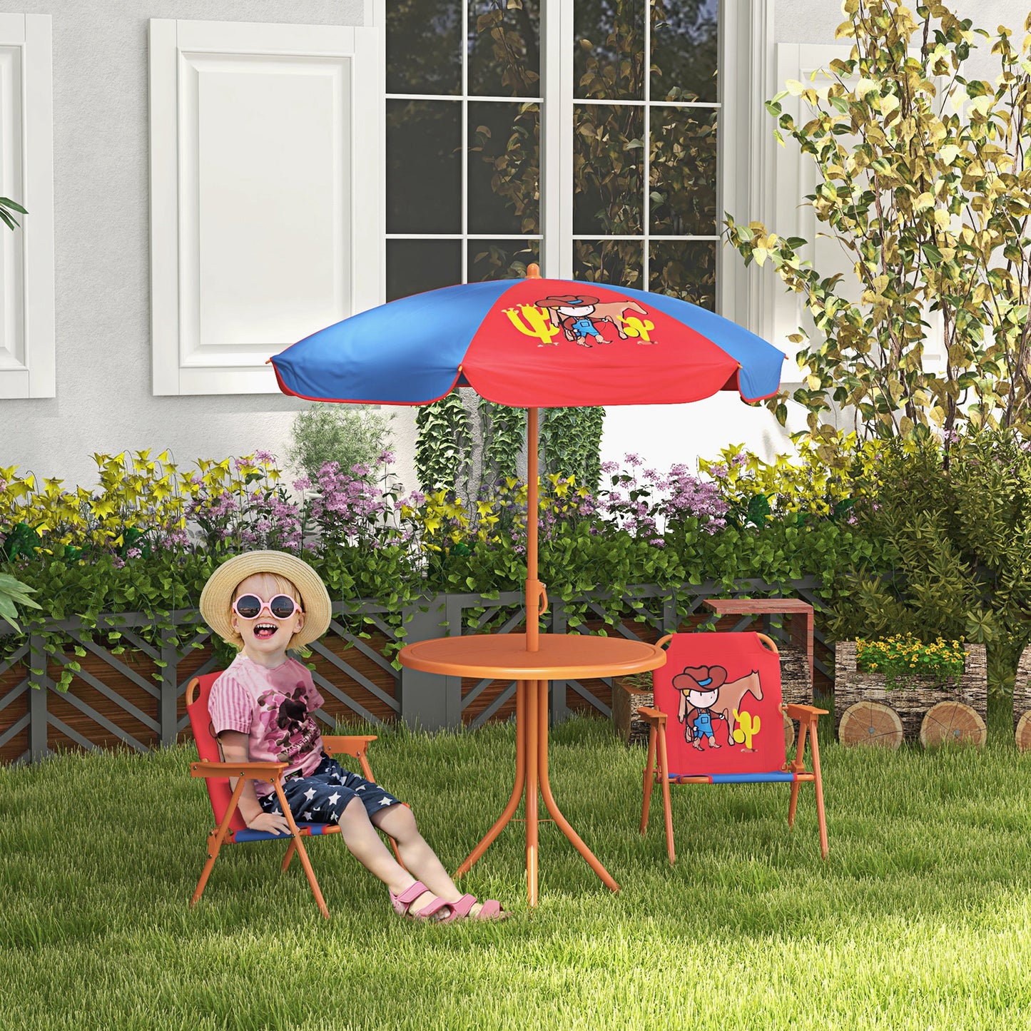 Kids Picnic Table and Chair Set