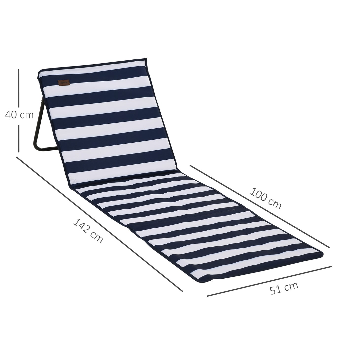 Set of 2 Foldable Garden Beach Chair Mat (1)