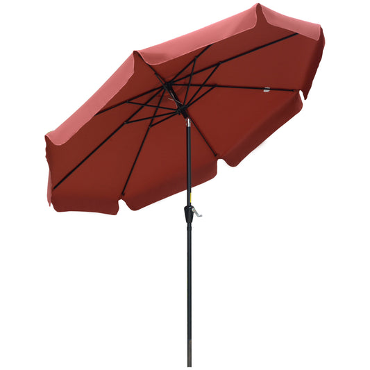 2.7m Patio Parasol Garden Umbrellas Outdoor Sun Shade Table Umbrella
