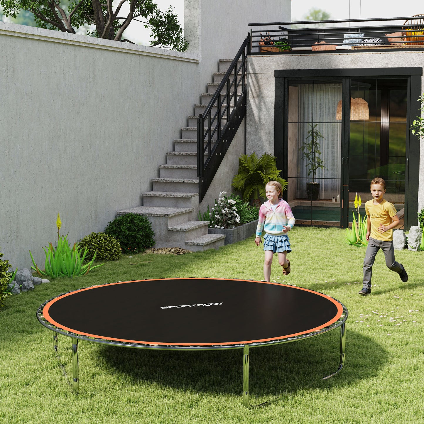 Trampoline Replacement Mat with Spring Pull Tool, 54 V-Hooks