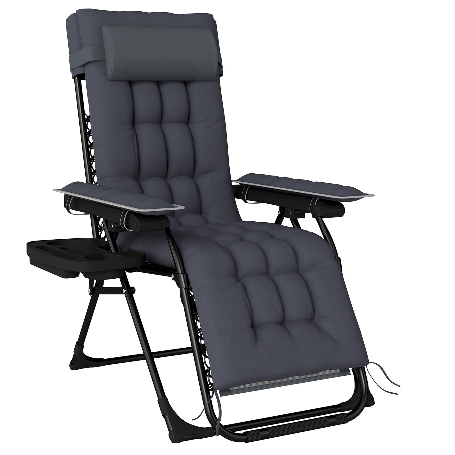 Zero Gravity Chair, Folding Sun Lounger Reclining Garden Chair