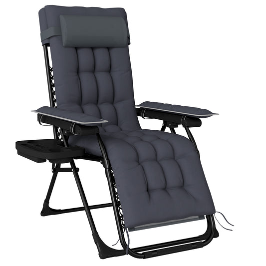 Zero Gravity Chair, Folding Sun Lounger Reclining Garden Chair