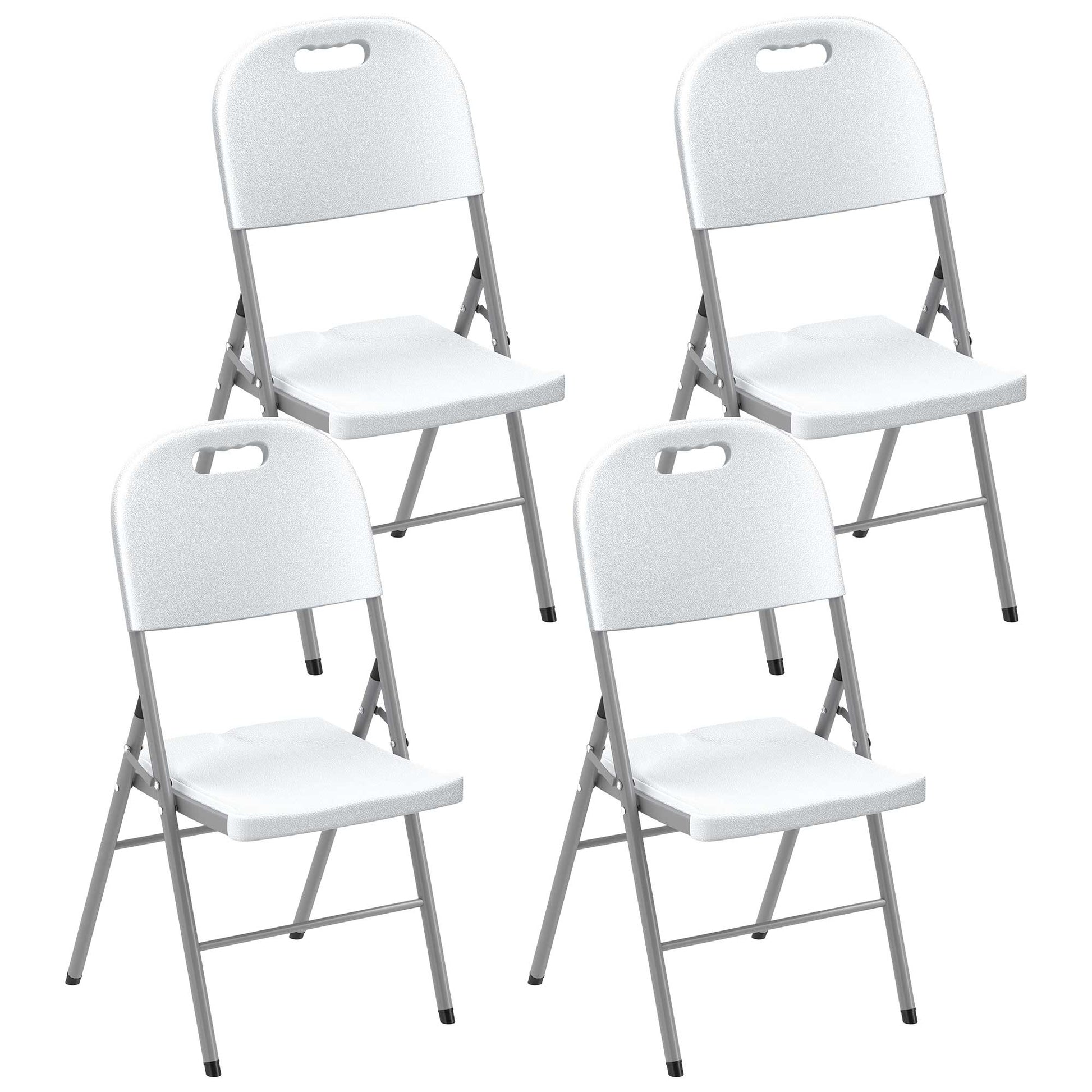 Set of Four Foldable Outdoor Chairs