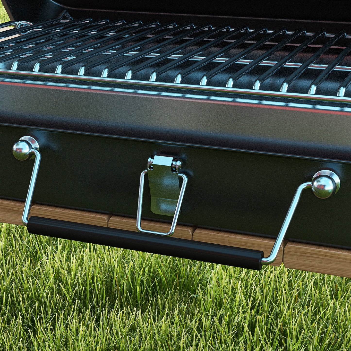 Metal Suitable-Style Portable BBQ Grill