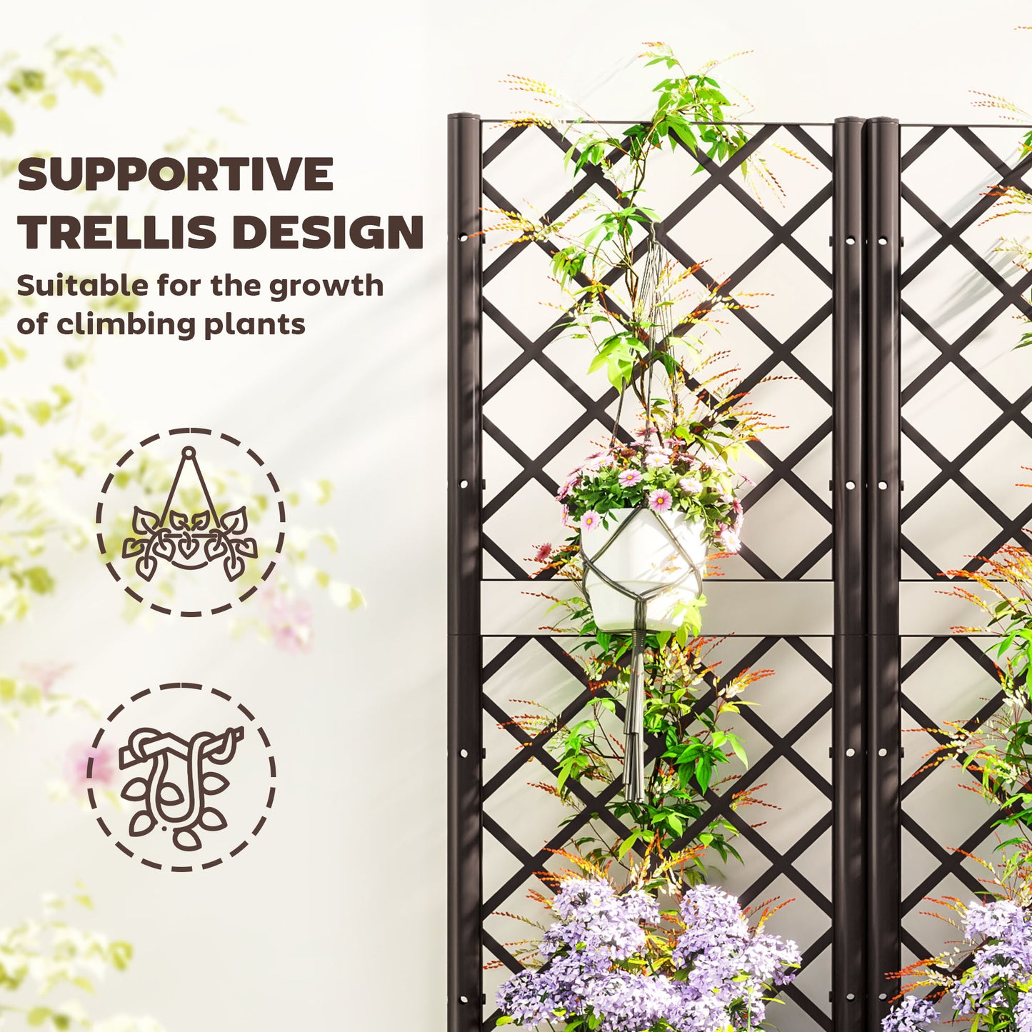 Raised Garden Bed with Trellis (3)