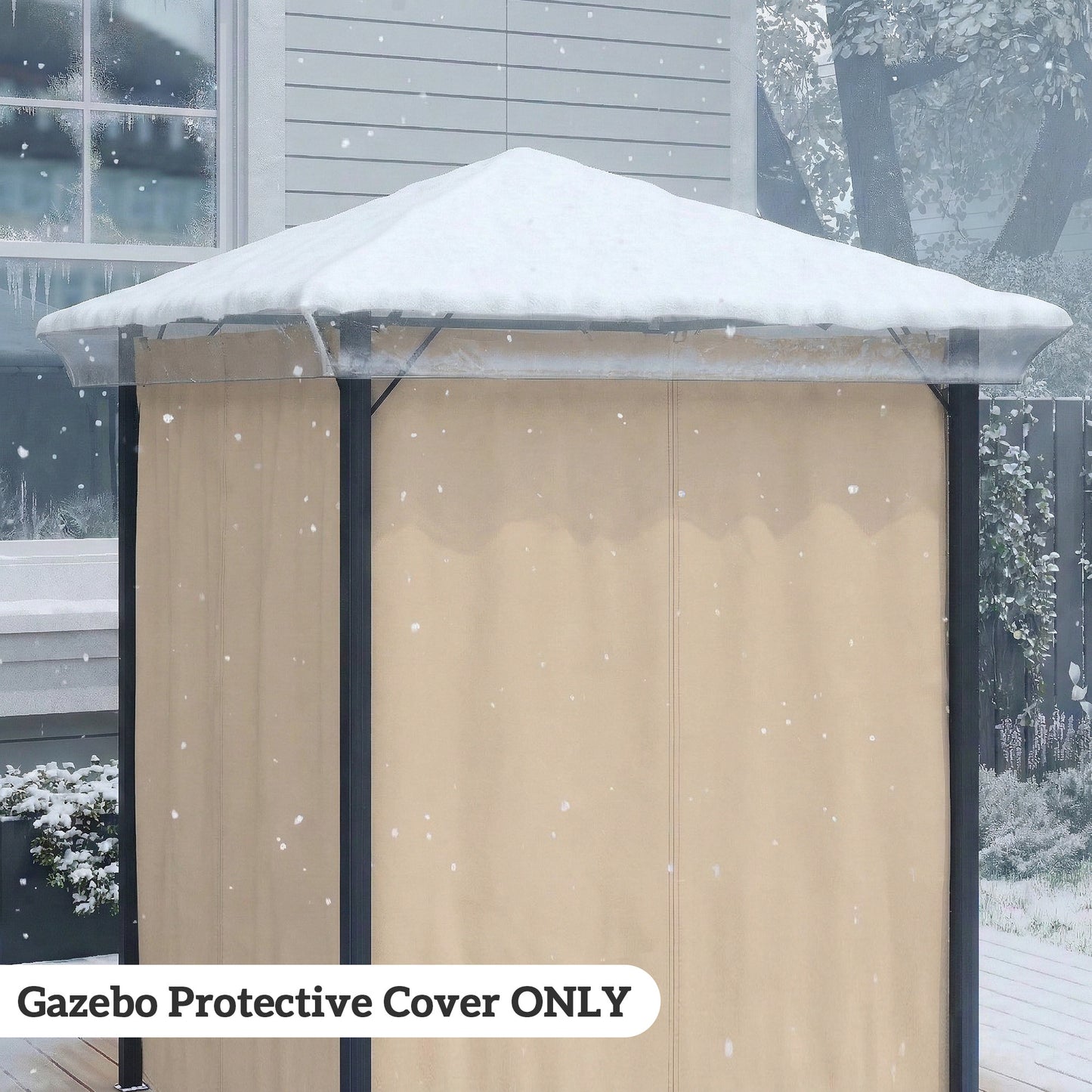 2 x 2 (m) Gazebo Protective Cover, Waterproof Cover for Gazebo