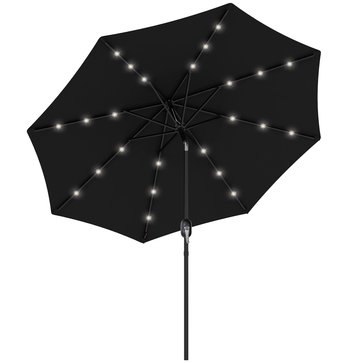 2.7m Outdoor Patio Garden Umbrella Parasol with Tilt Crank