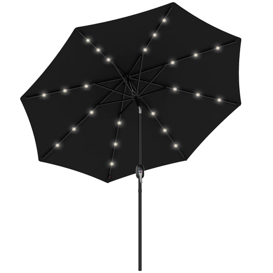 2.7m Outdoor Patio Garden Umbrella Parasol with Tilt Crank