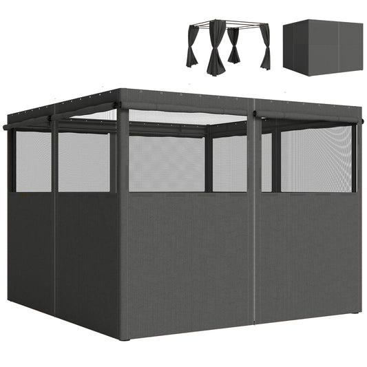 4 Pack Replacement Gazebo Curtains Privacy Panel (1)