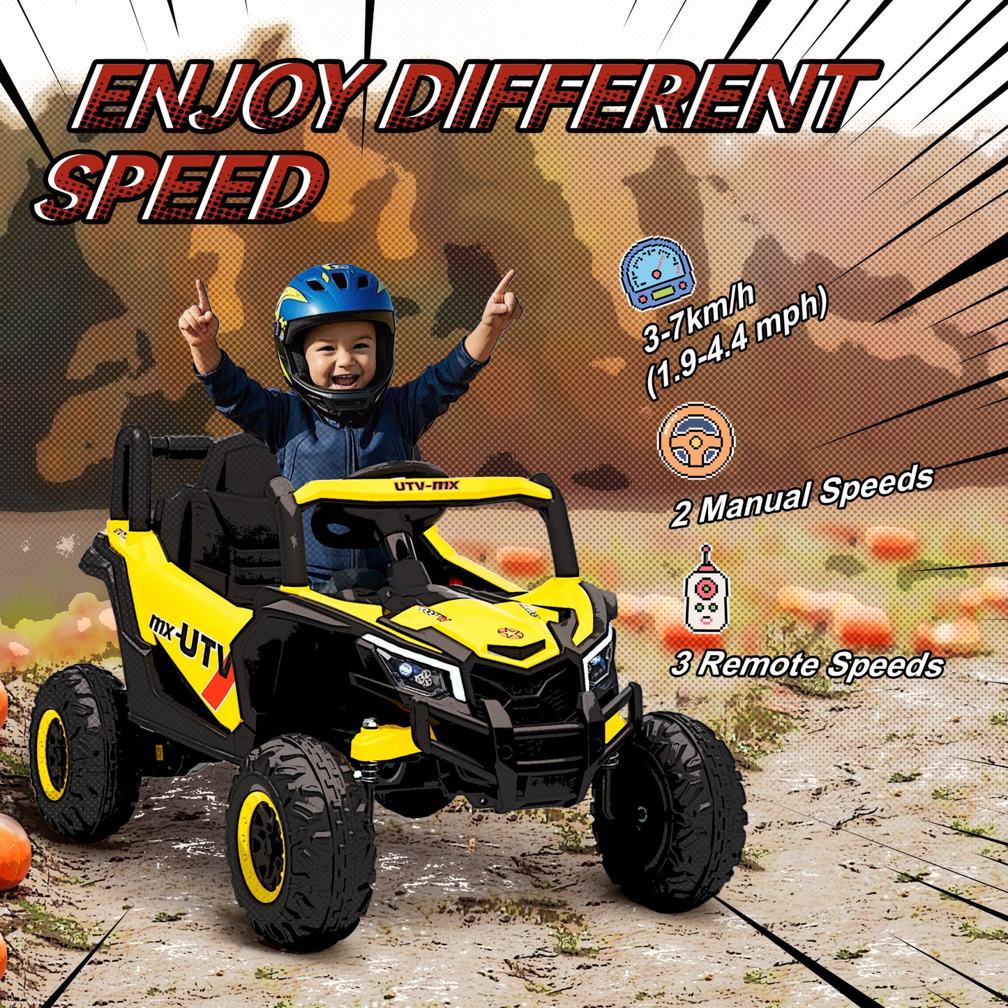 12V Kids Ride On Car with Remote Control