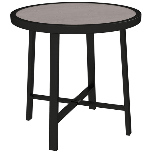 Round Small Garden Table, 50.5cm Outdoor Side Table