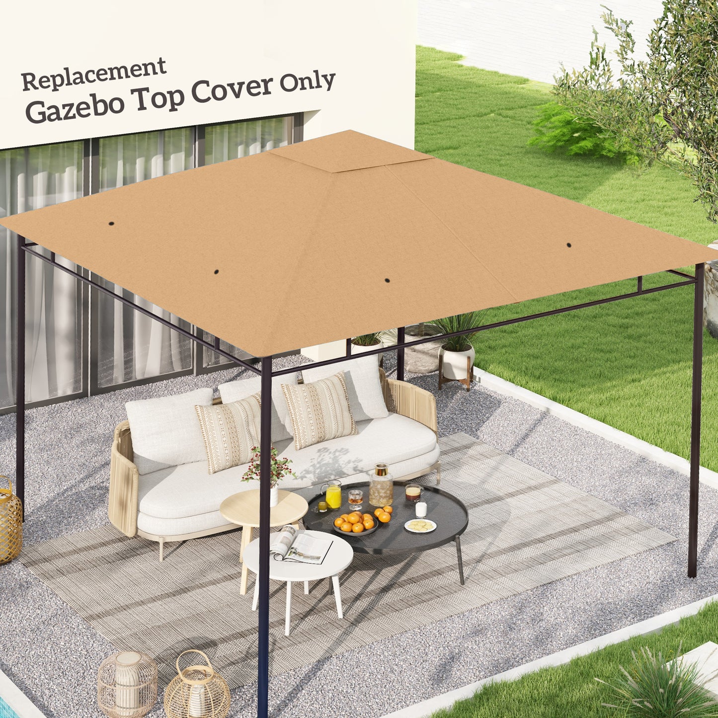3 x 3 m Gazebo Canopy Replacement Cover