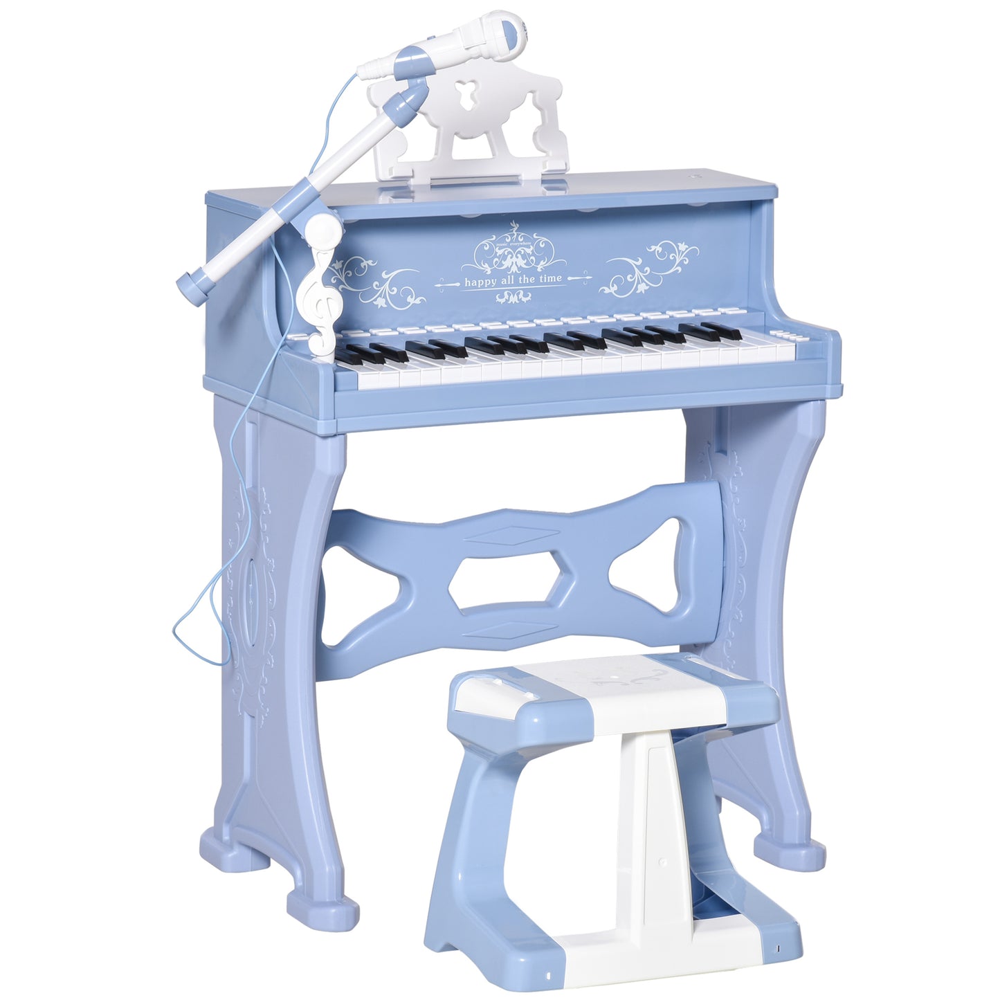 37 Keys Kids Piano Mini Electronic Keyboard Light Kids Musical (1)