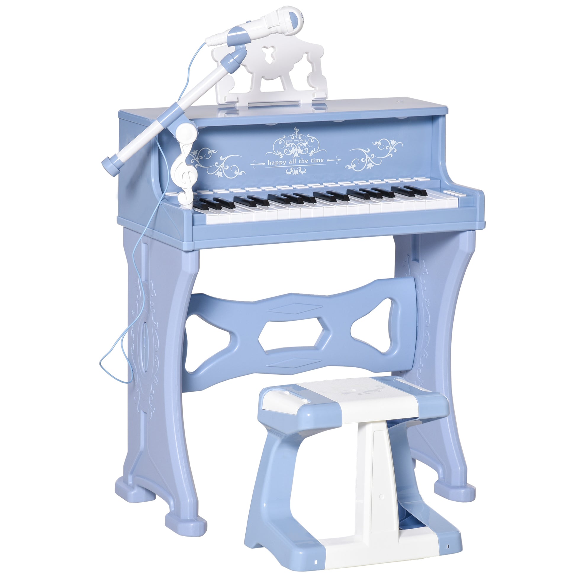 37 Keys Kids Piano Mini Electronic Keyboard Light Kids Musical (1)