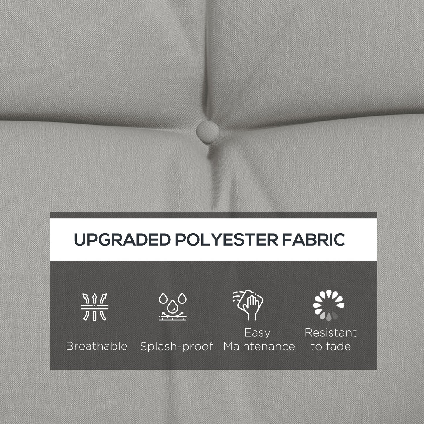 Back and Seat Cushion Replacement with 2 Pillows