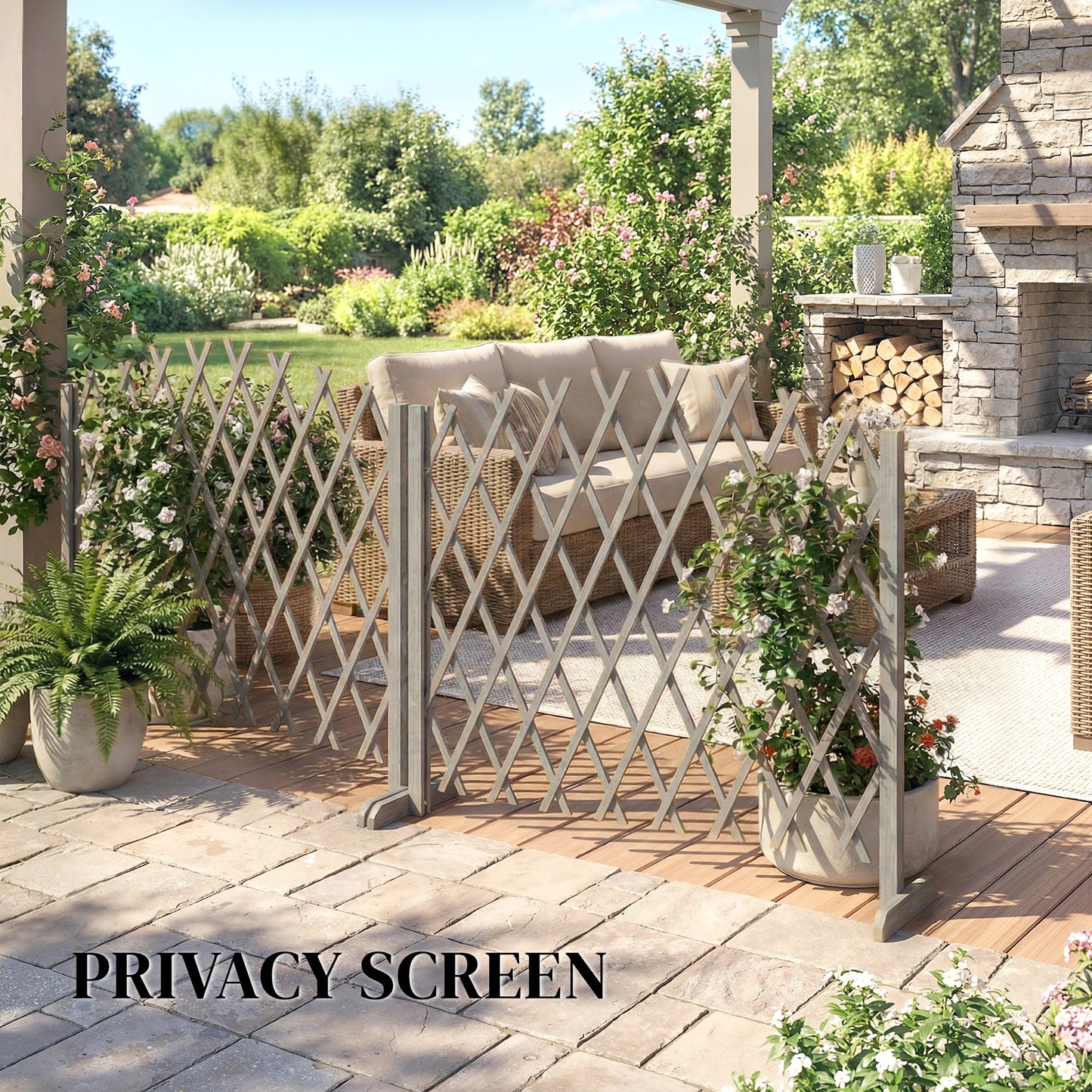 2 Pack Expanding Fence Panels