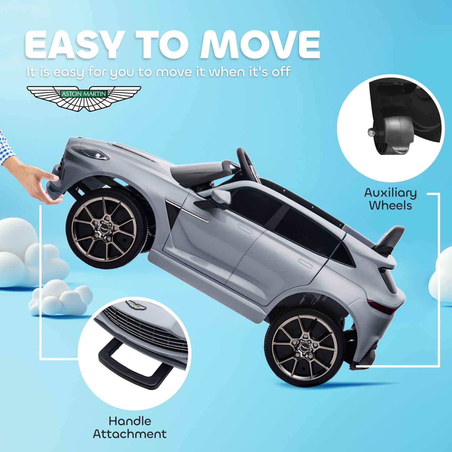Aston Martin DBX Licensed Battery Powered Kids Electric Car