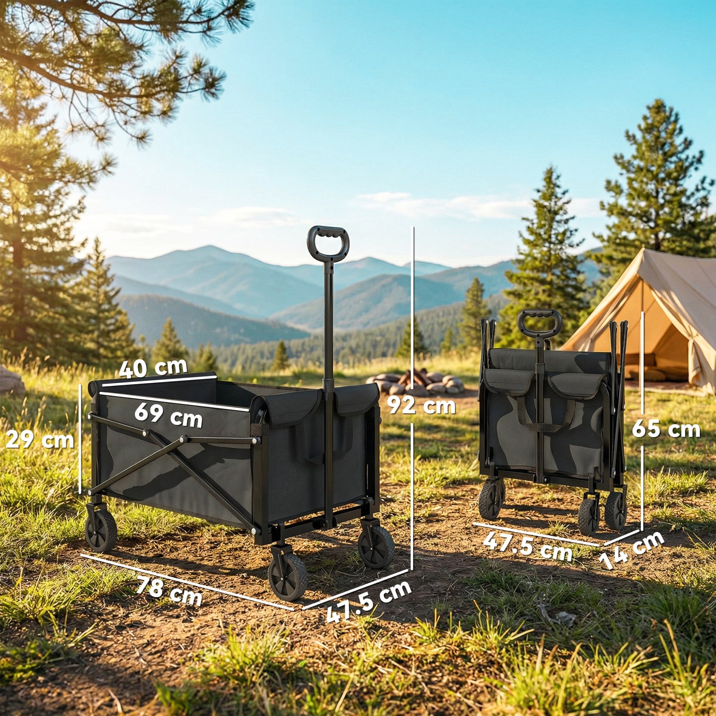 81L Festival Trolley on Wheels