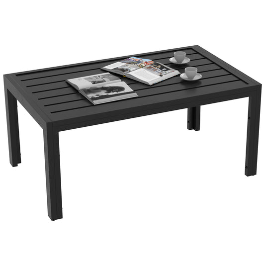 Outdoor Side Table, Rectangular Patio Coffee Side Table