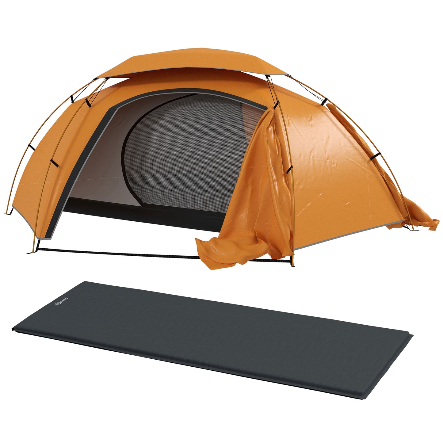 Camping Tent with Self Inflatable Mattress