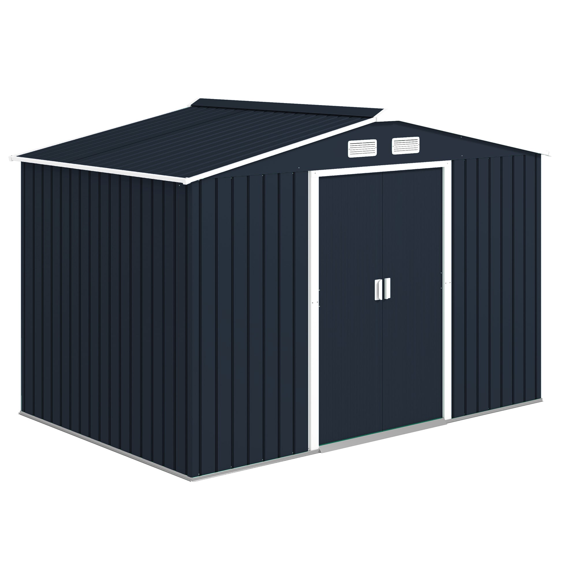 9 x 6ft Metal Bicycle Shed