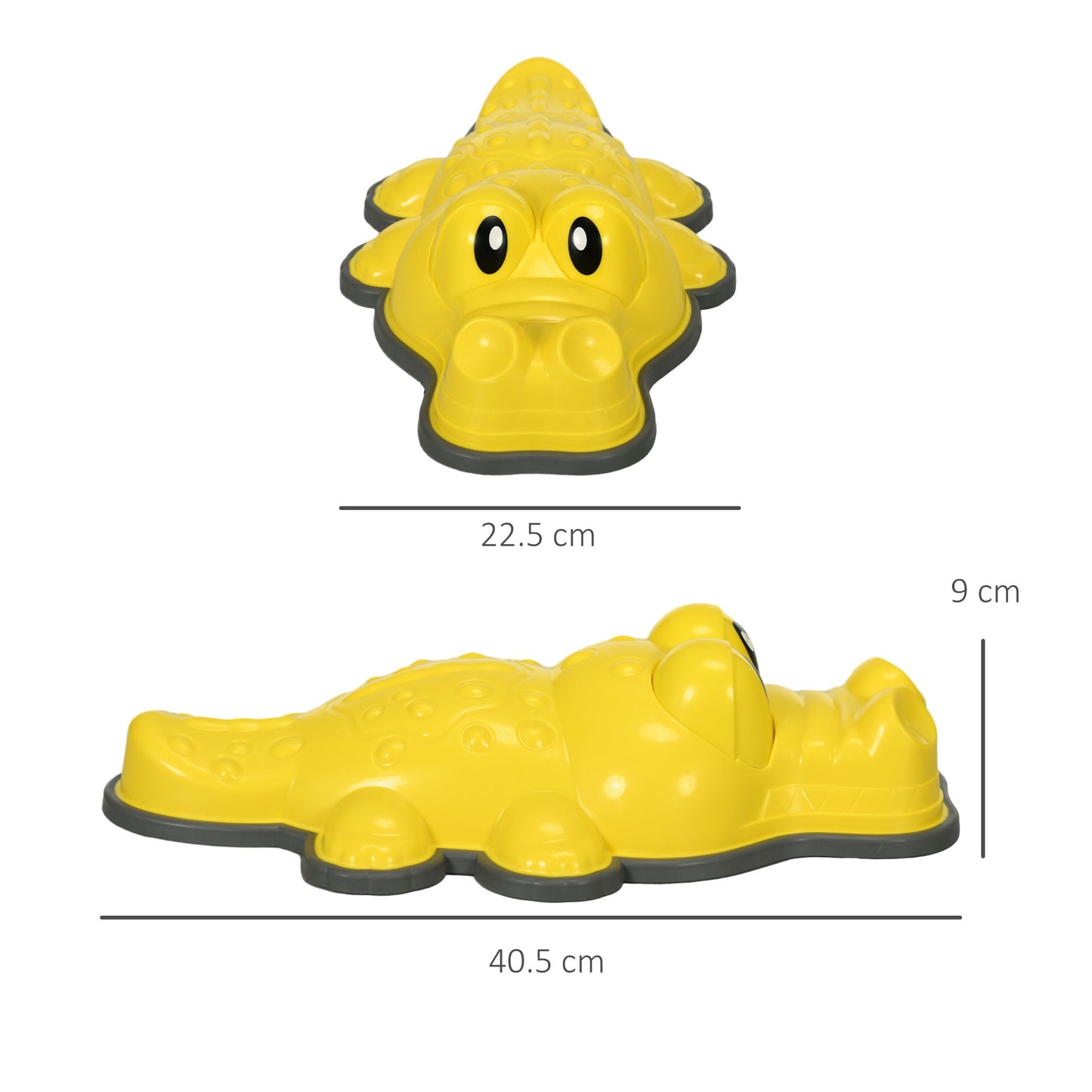 9PCs Kids Stepping Stones, Crocodile-Designed Sensory Toys