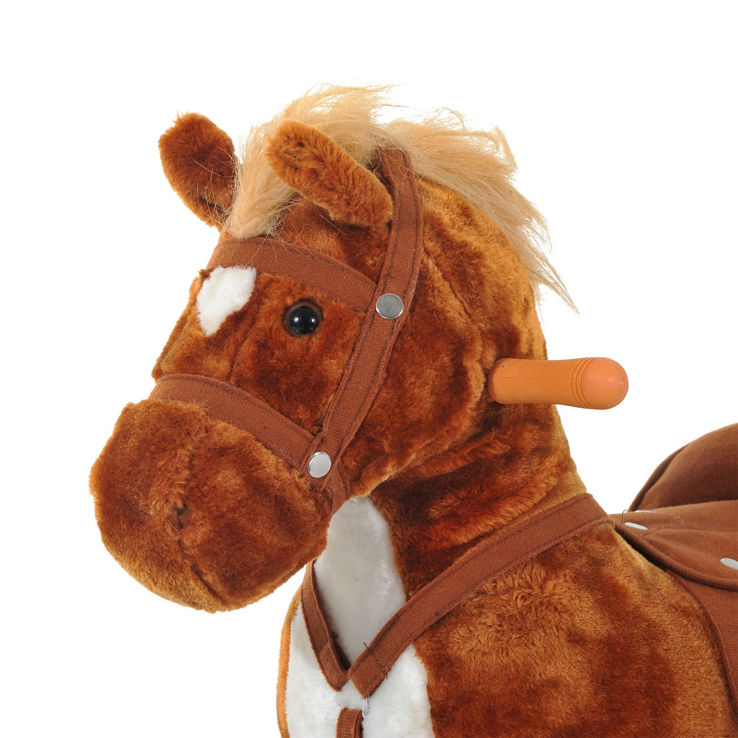 Rocking Horse Kids Ride on Walking Horse Animal Pony Wheeled Riding