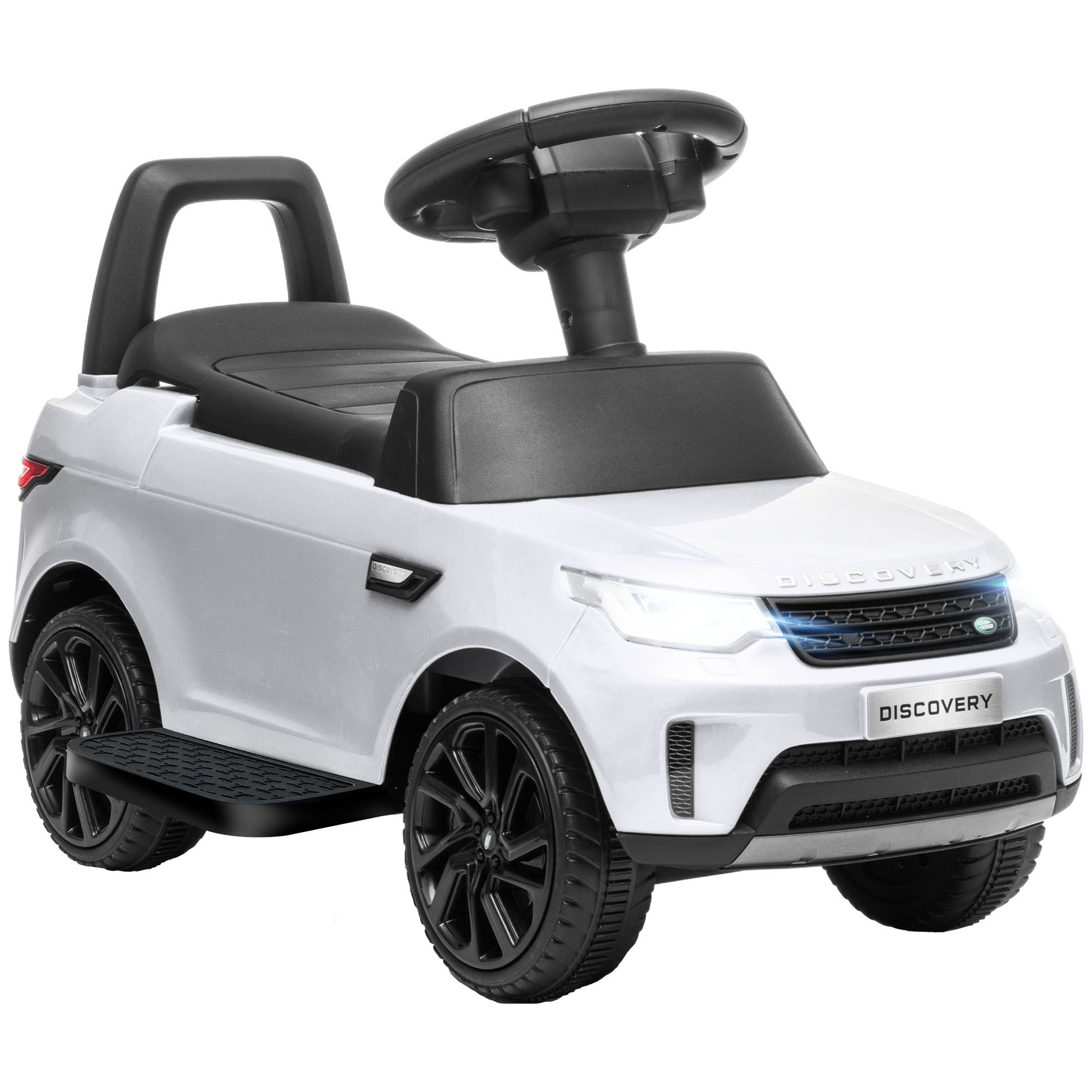 2-in-1 Land Rover Licensed 6V Kids Electric Ride On Car