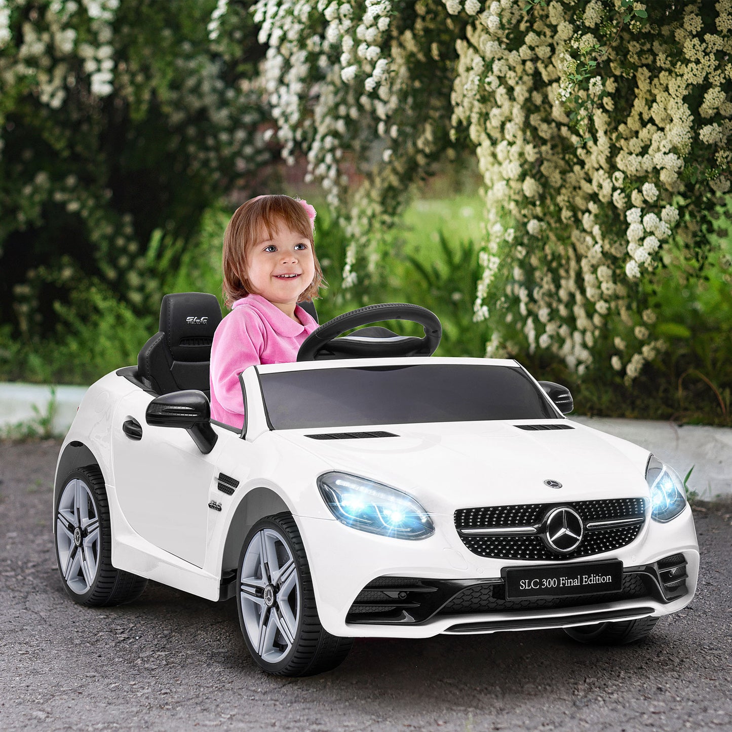 Benz SLC 300  Licensed 12V Kids Electric Ride On, with Music
