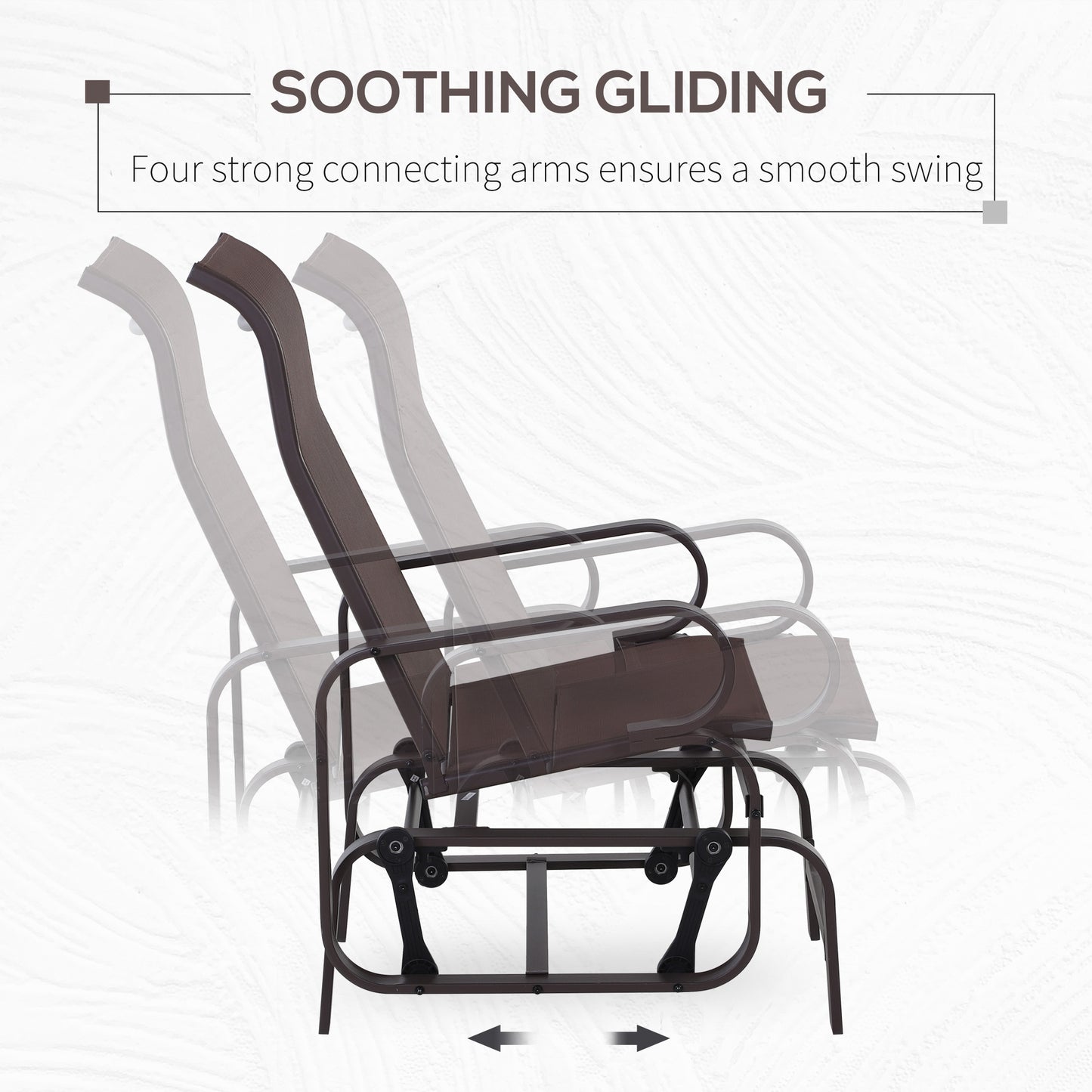 Outdoor Gliding Rocking Chair (1)