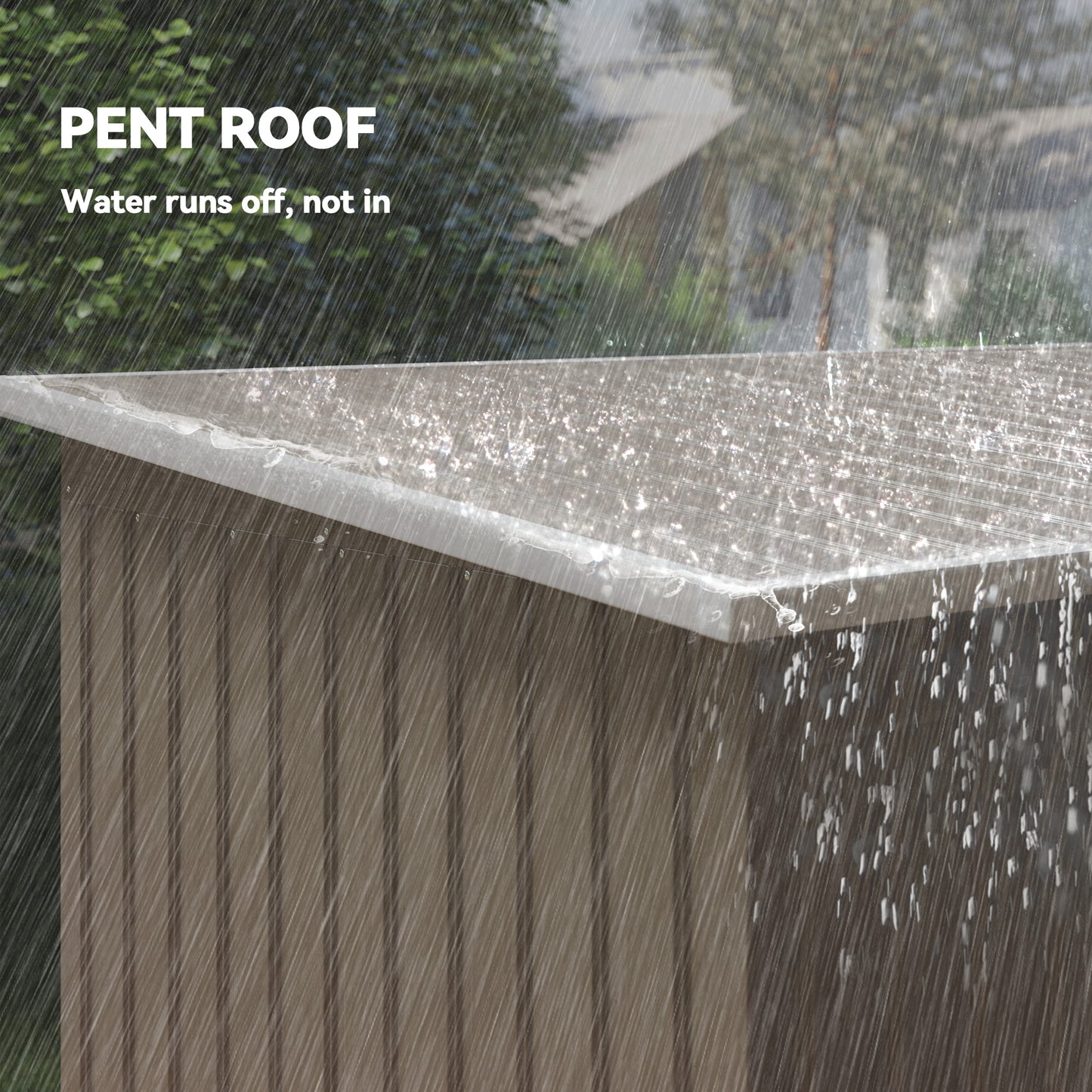 4 x 9ft Metal Shed, with Foundation Shed
