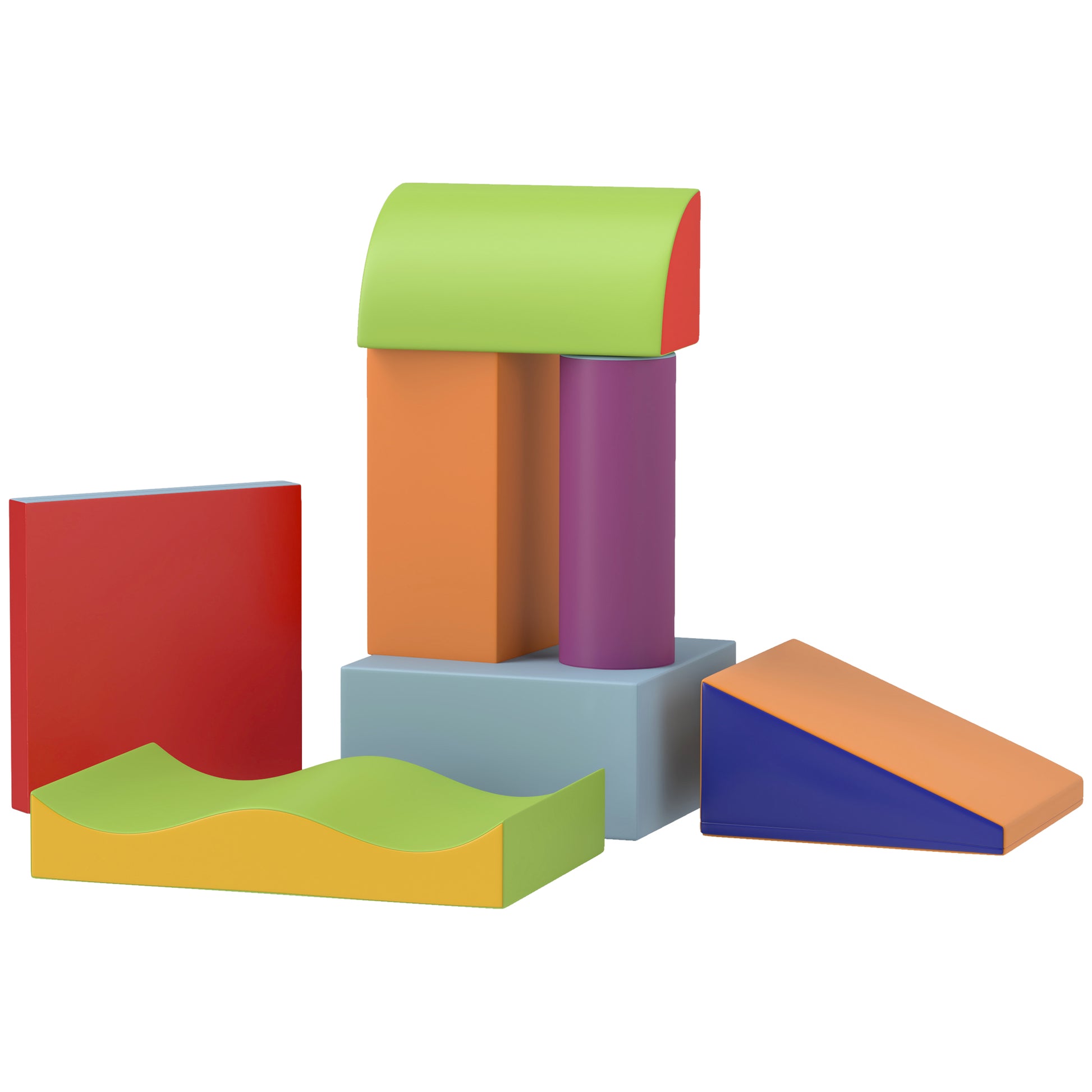7 Piece Soft Soft Play Set for Toddlers 1-3 Years