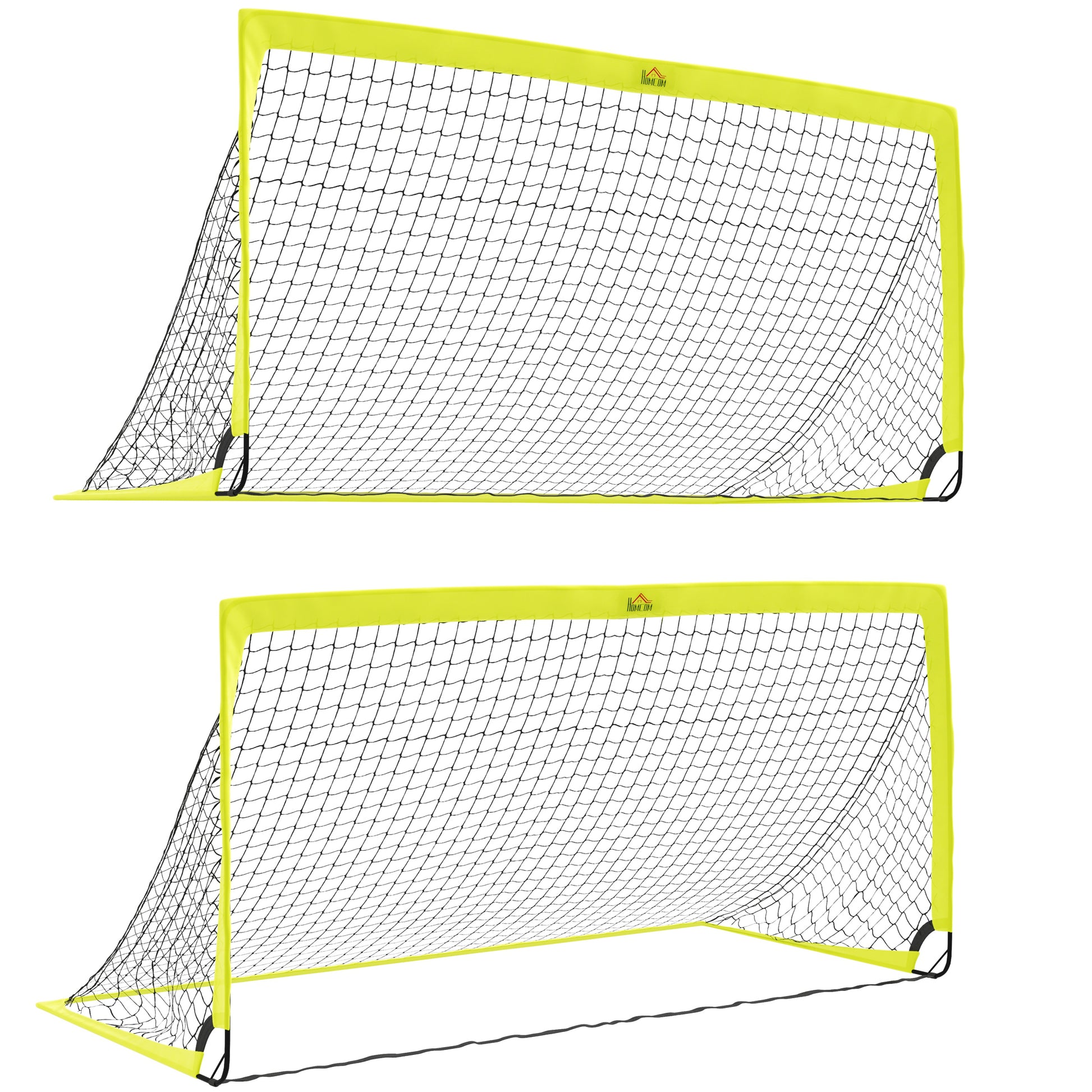 Two Football Goal Nets, Foldable Outdoor Sport Training Equipment