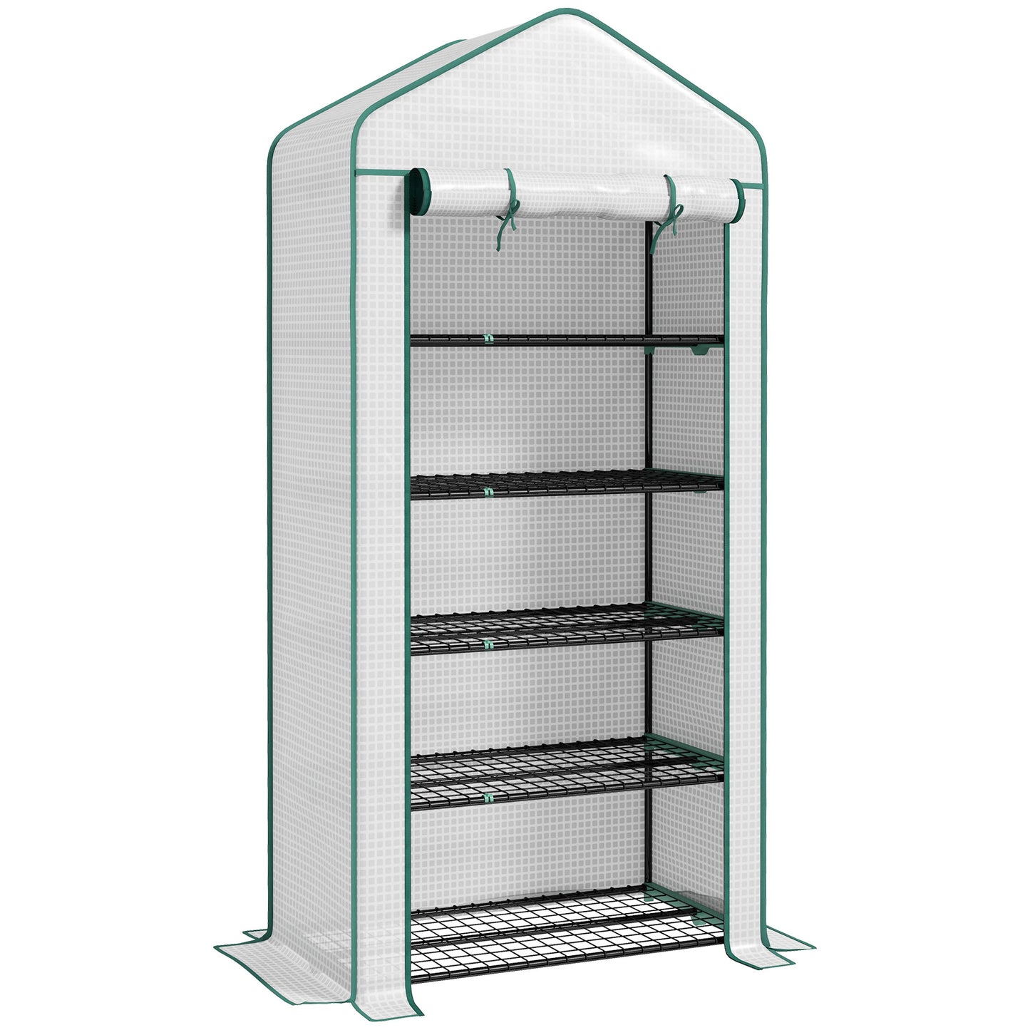 5 Tier Widened Mini Greenhouse with Reinforced PE Cover