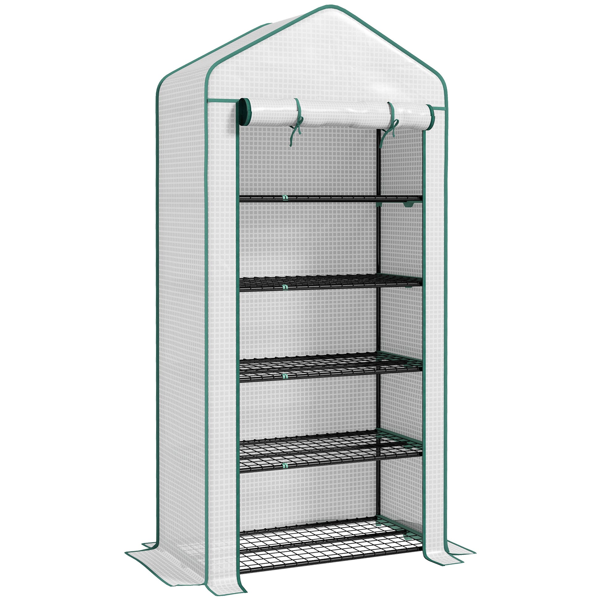 5 Tier Widened Mini Greenhouse with Reinforced PE Cover