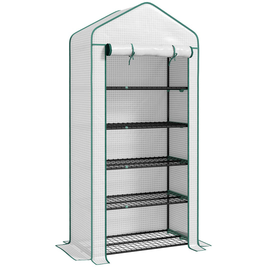 5 Tier Widened Mini Greenhouse with Reinforced PE Cover