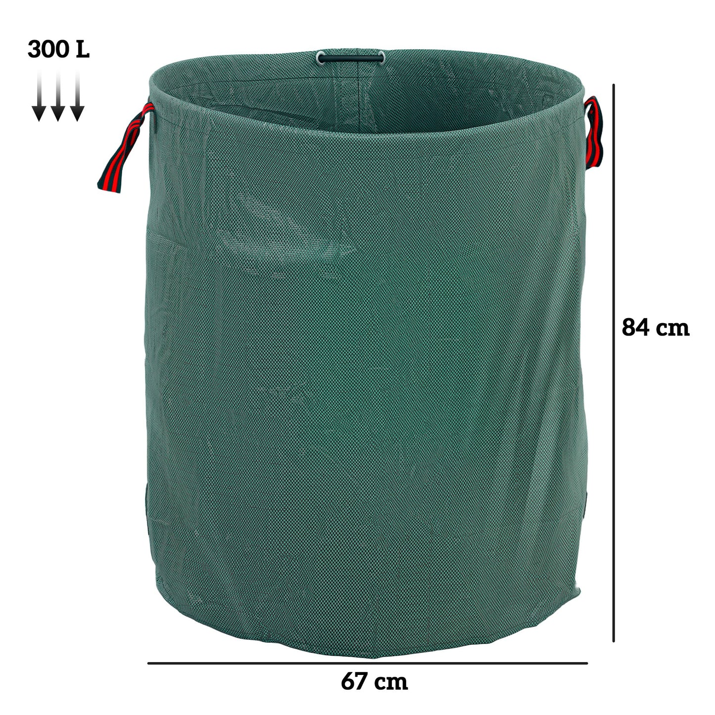 Garden Waste Bags, 300L x 3 Heavy Duty Garden Bags