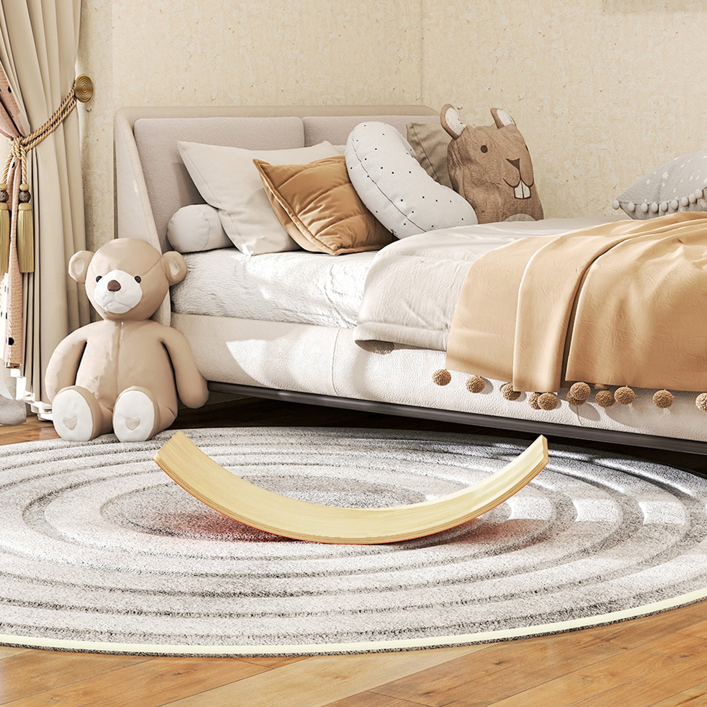 Wooden Balance Board for Kids