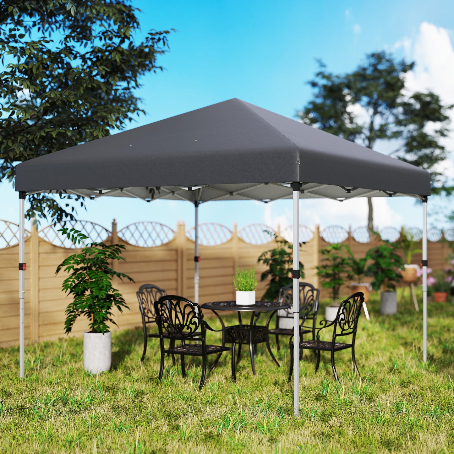 3 x 3 (M) Pop Up Gazebo, UPF 30+ with 2 Sidewalls