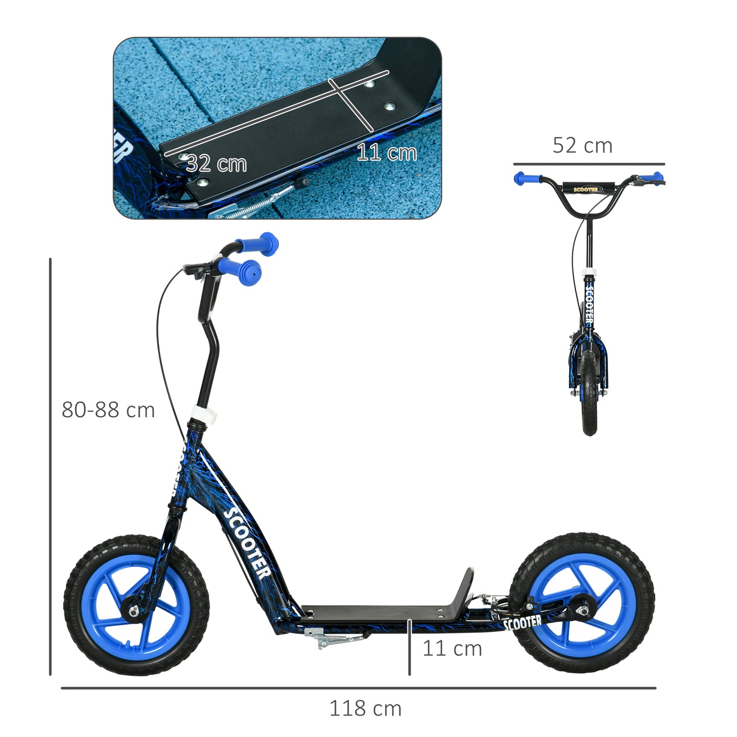 Kids Scooter with Adjustable Handlebar