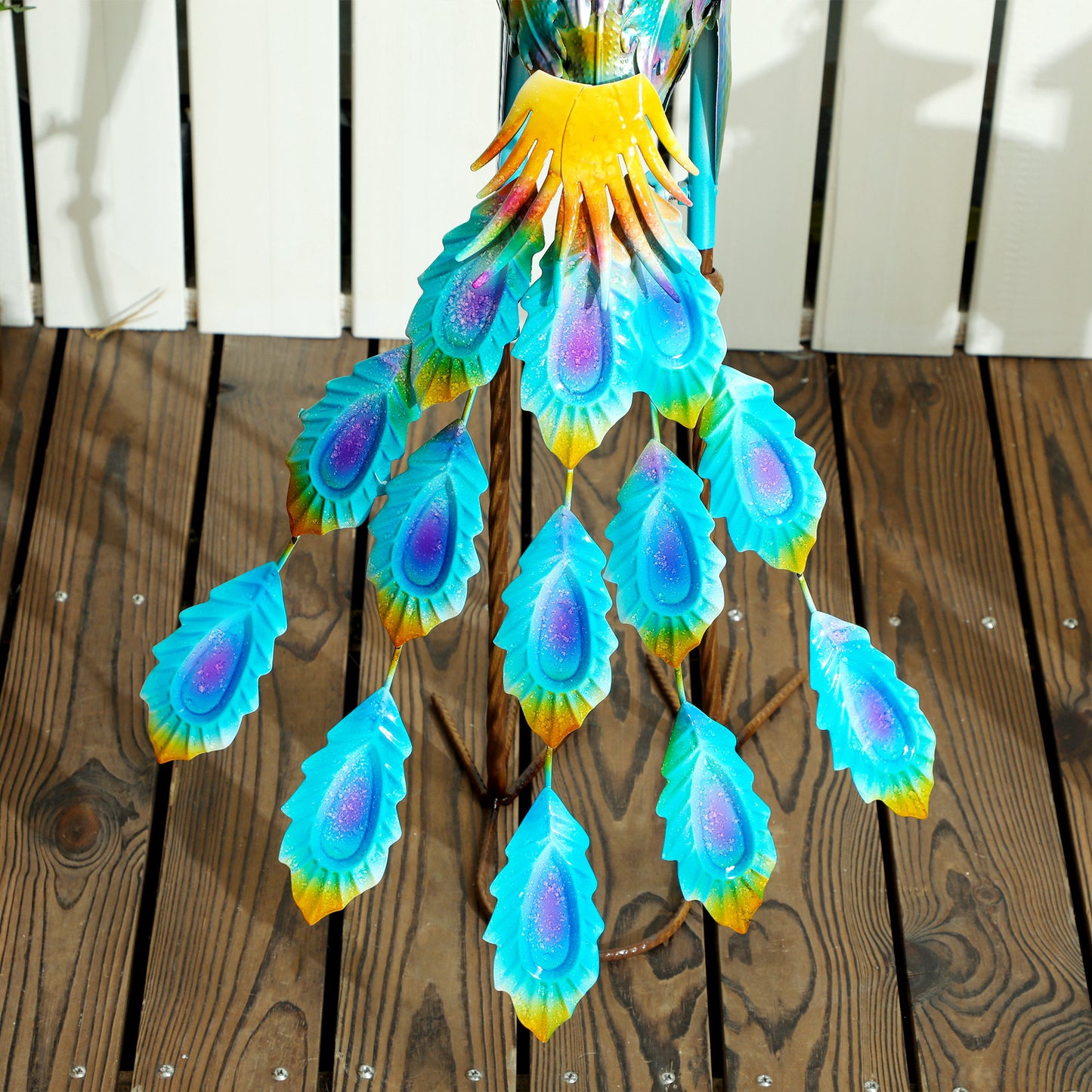 Peacock Garden Statue, Standing Garden Ornament
