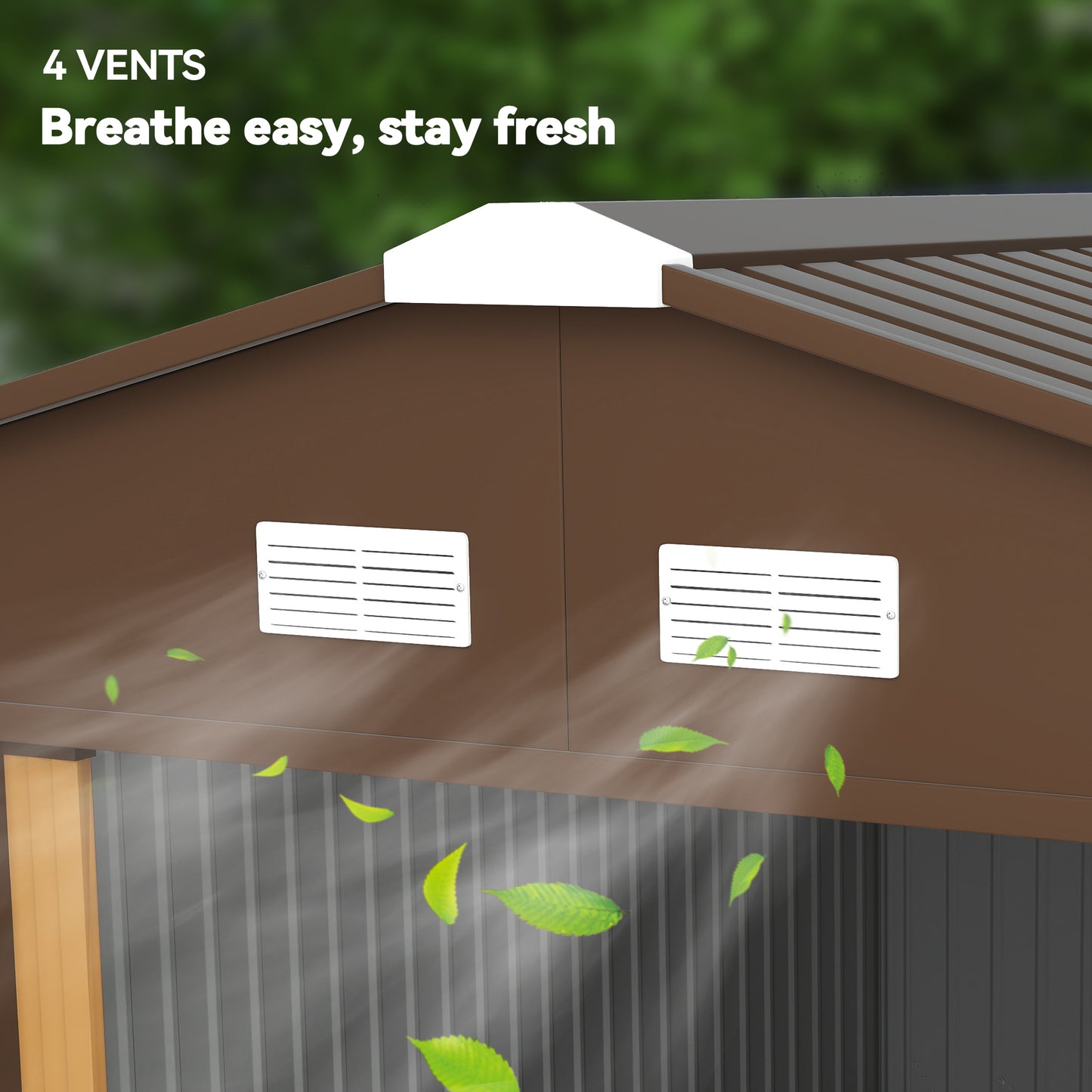 13 x 11ft Metal Garden Shed