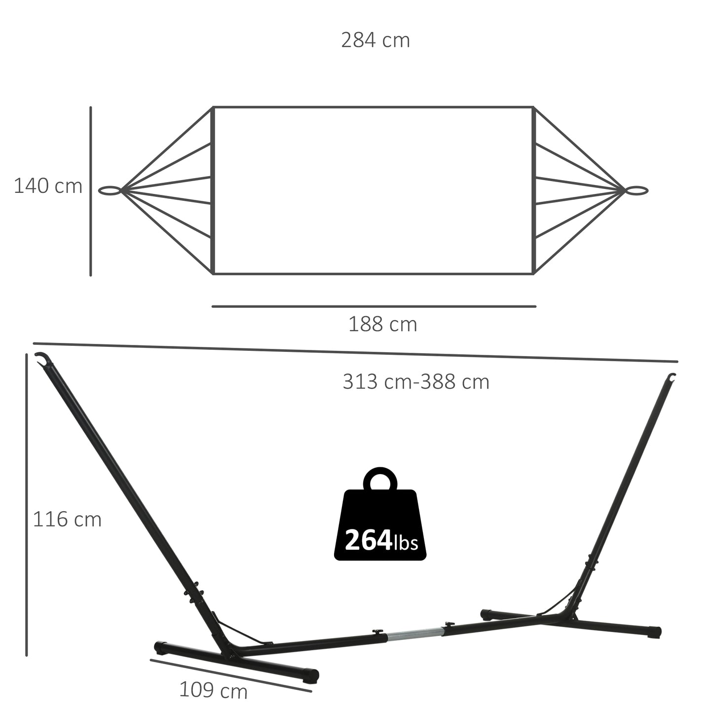 Outdoor Garden Hammock with Stand (1)