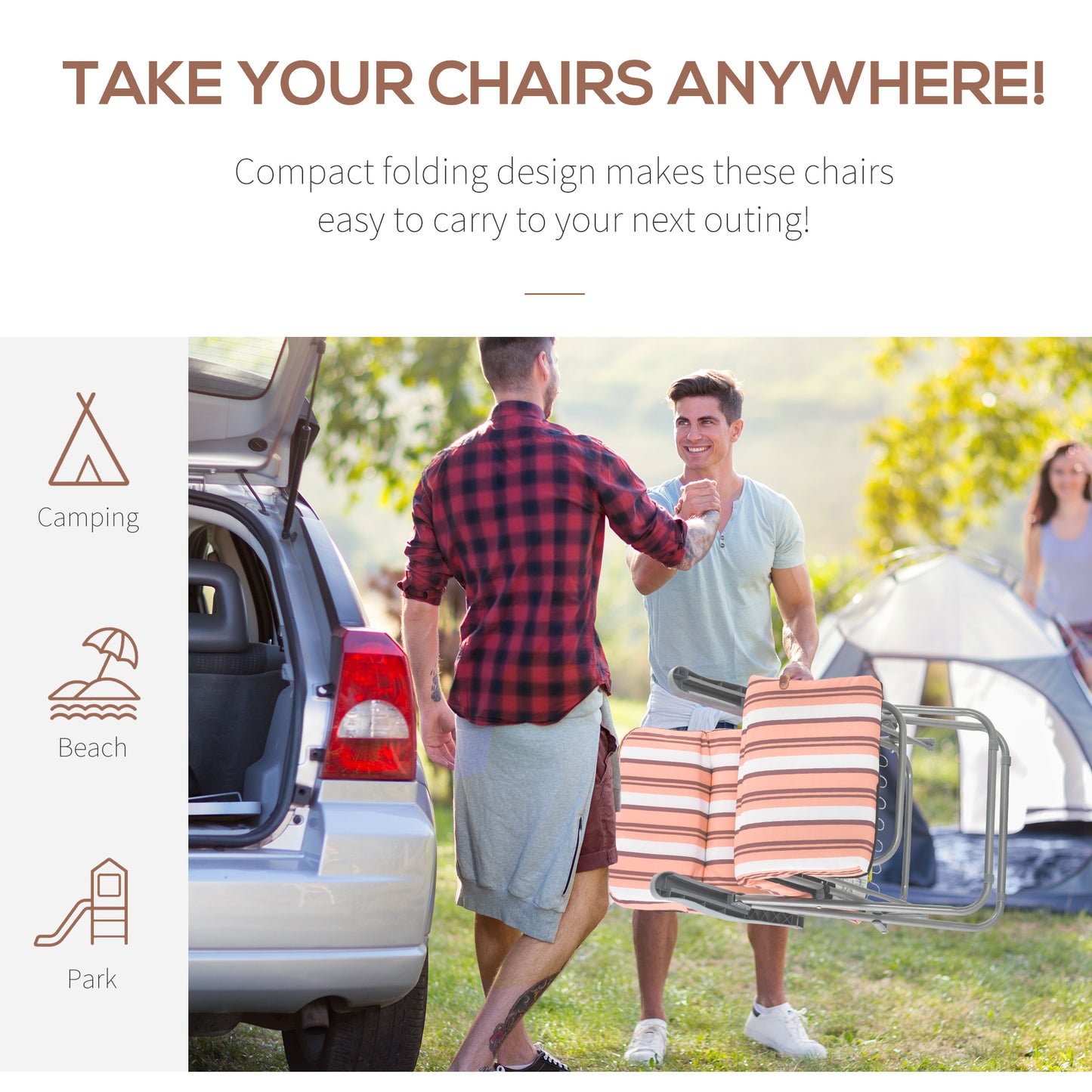Reclining Garden Chair Set of 2 (1)
