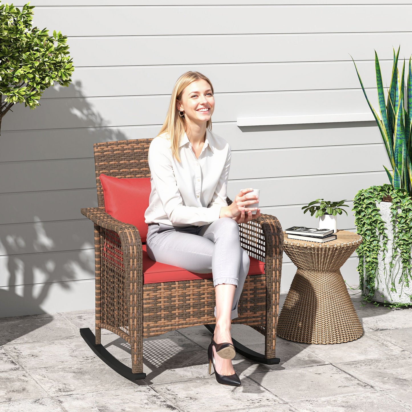 Rattan Rocking Chair