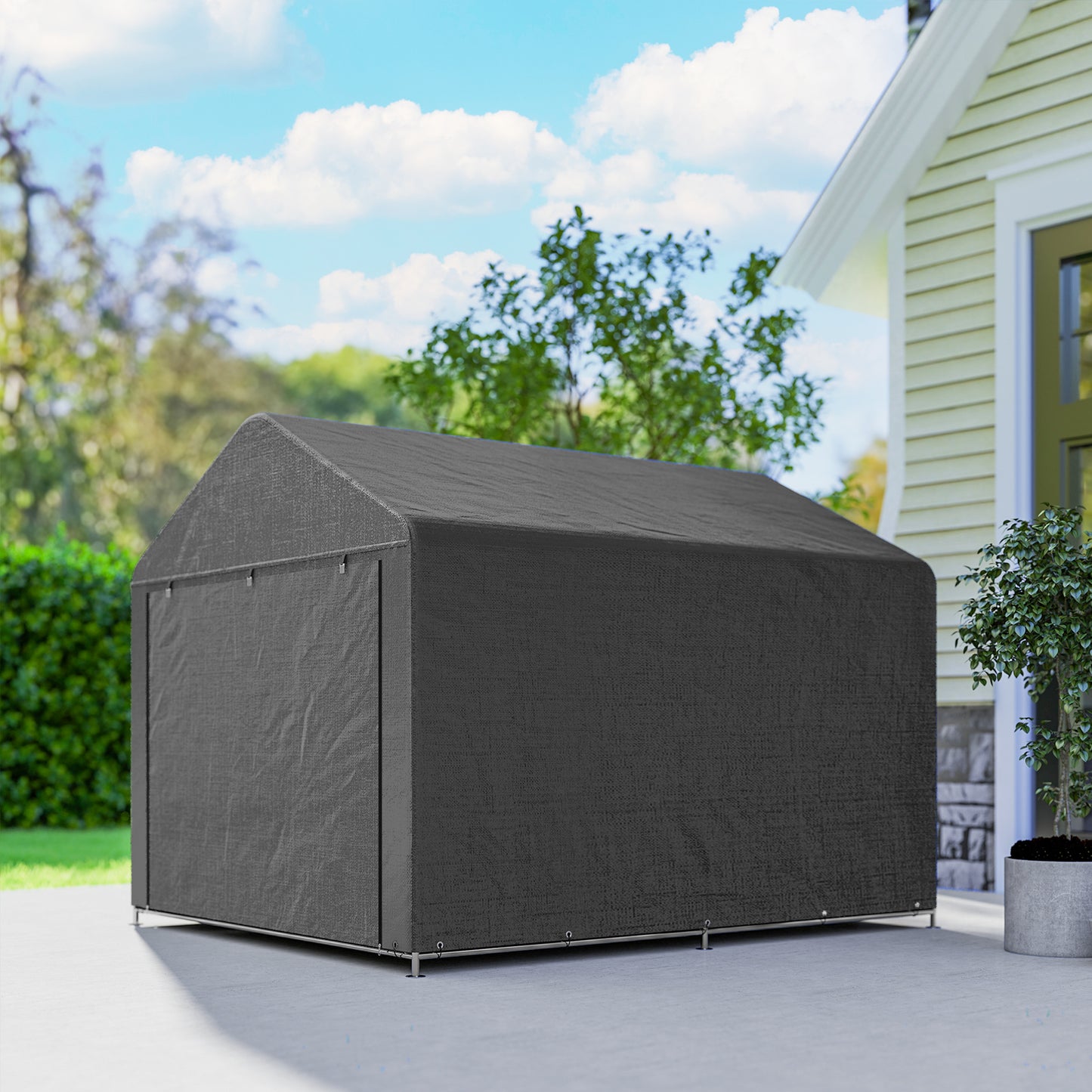 6.6 x 7.8ft Outdoor Garden Storage Shed