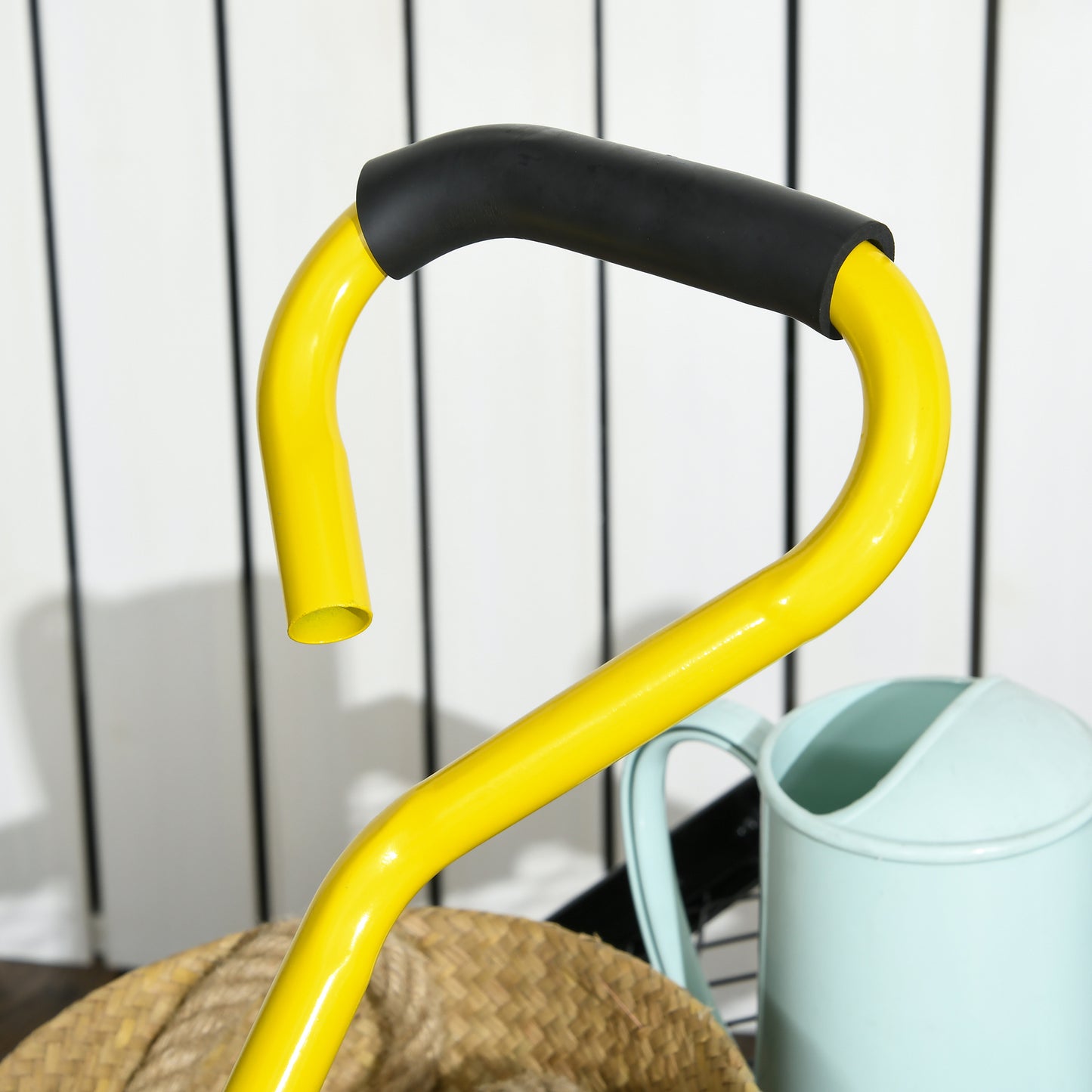 Garden Trolley Cart, Heavy Duty Garden Cart with Metal Frame