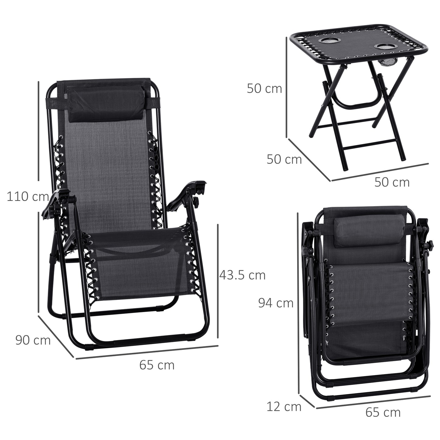 Folding Zero Gravity Chairs