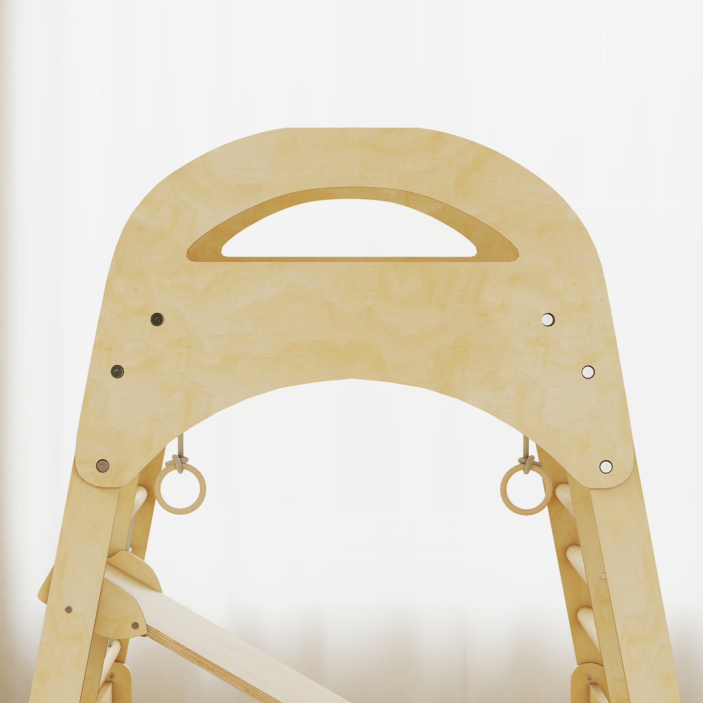 6 in 1 Kids Climbing Frame with Slide, Monkey Bars, Gymnastics Rings