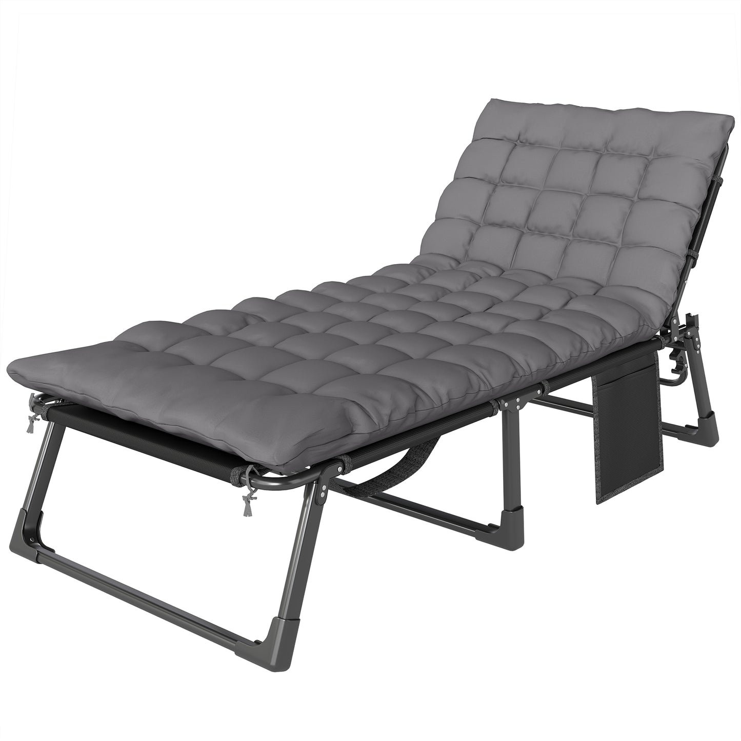 Folding Sun Lounger for Garden